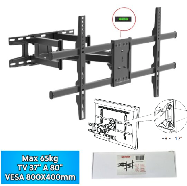 Soporte Para TV De 37″ A 80″